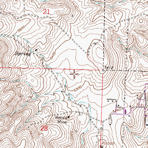 Topographic Map of KXTO-AM (Reno), NV