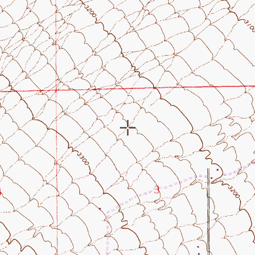Topographic Map of KRBO-FM (Las Vegas), NV