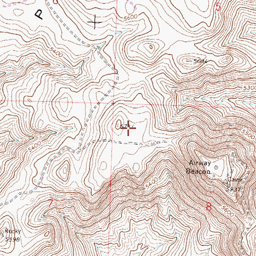 Topographic Map of KKMR-FM (Sparks), NV
