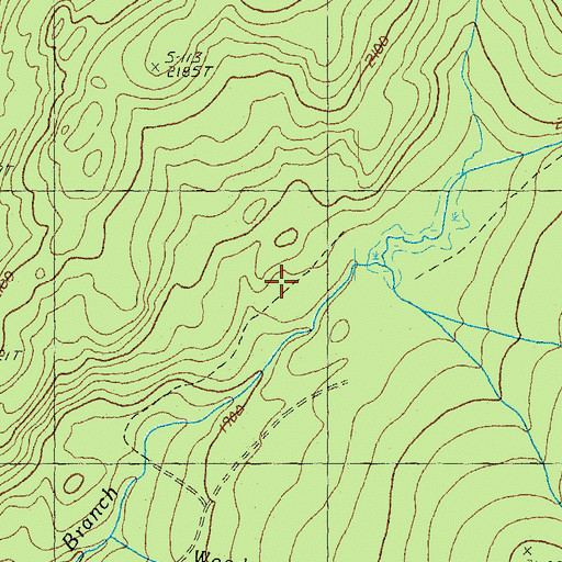 Topographic Map of Alder Brook, NH
