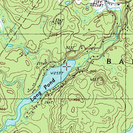 Topographic Map of Berrys River, NH