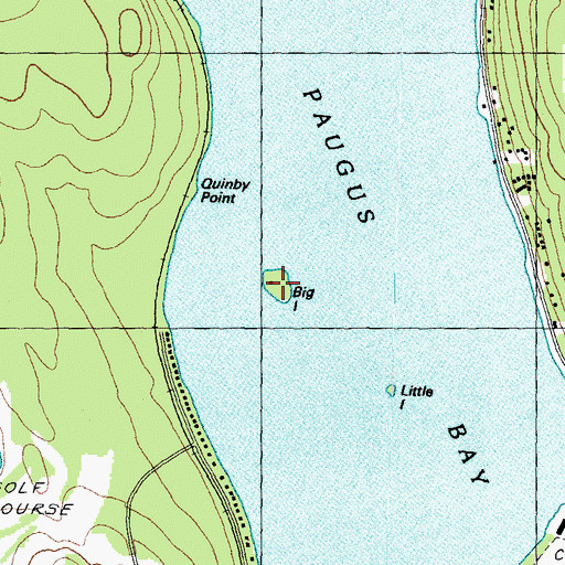Topographic Map of Big Island, NH
