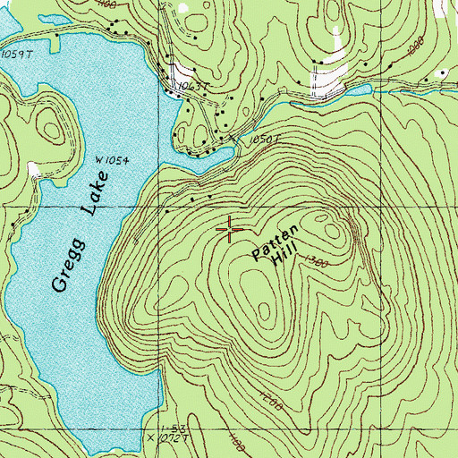 Topographic Map of Birchmere Camp, NH