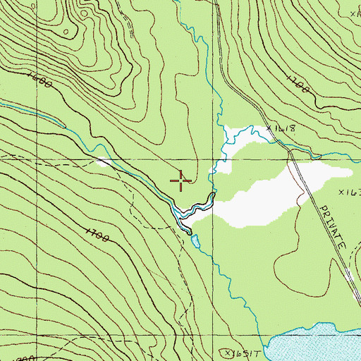 Topographic Map of Blackstrap Brook, NH