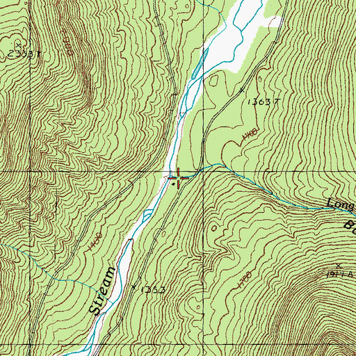 Topographic Map of Boman Valley, NH