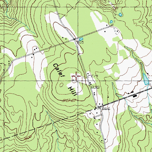 Topographic Map of Calet Hill, NH