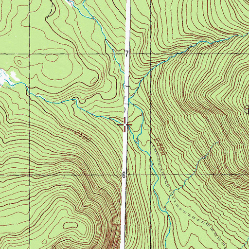 Topographic Map of Camp Number 8, NH