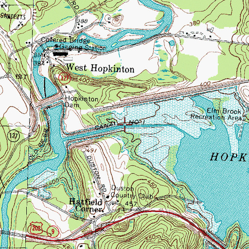 Topographic Map of Canal Number One, NH