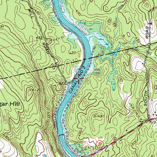Topographic Map of Canal Number Two, NH