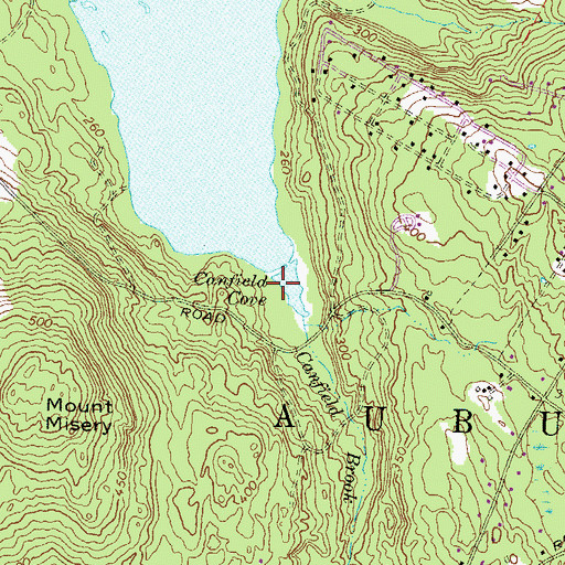 Topographic Map of Canfield Cove, NH