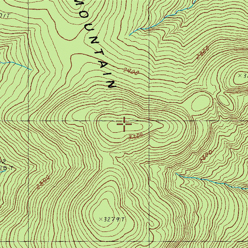 Topographic Map of Crystal Mountain, NH