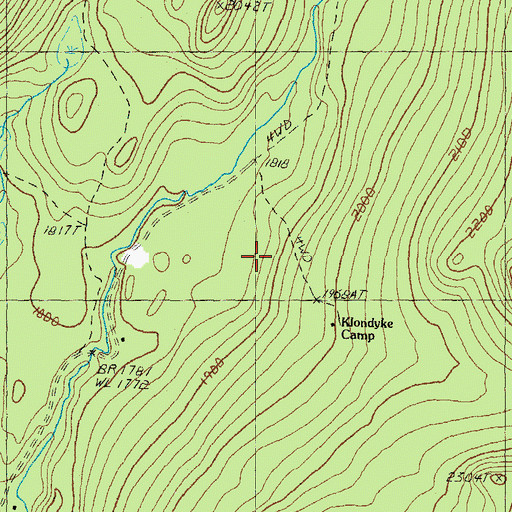 Topographic Map of Day Brook, NH