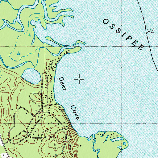 Topographic Map of Deer Cove, NH