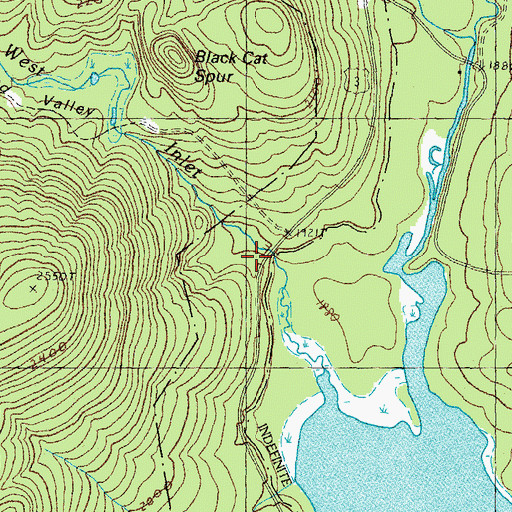 Topographic Map of Desmond Valley, NH