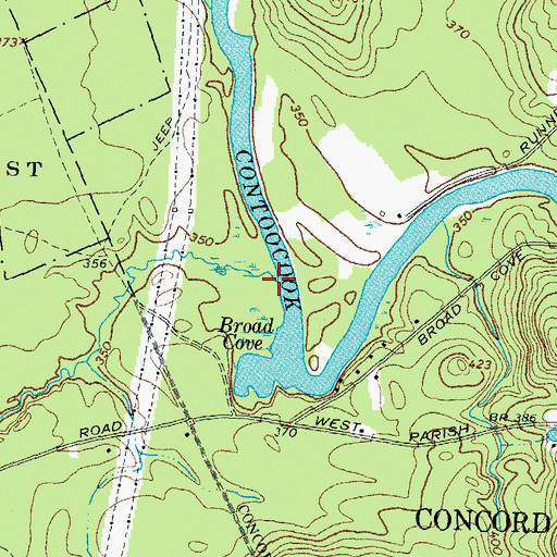 Topographic Map of Dolf Brook, NH
