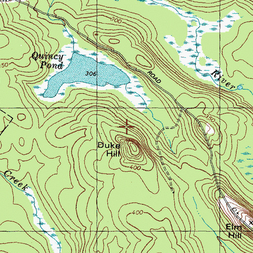 Topographic Map of Duke Hill, NH