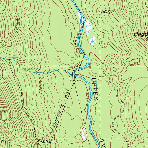 Topographic Map of Fifield Brook, NH