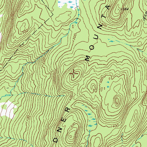 Topographic Map of Gardner Mountain, NH
