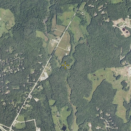 Aerial/Satellite Image of Gerrish Brook, NH