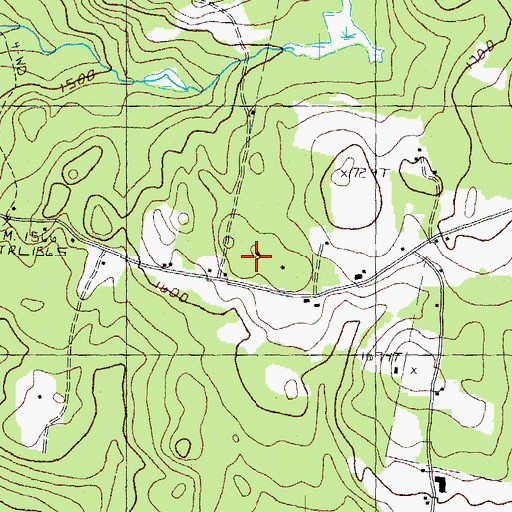 Topographic Map of Grand Vision School, NH