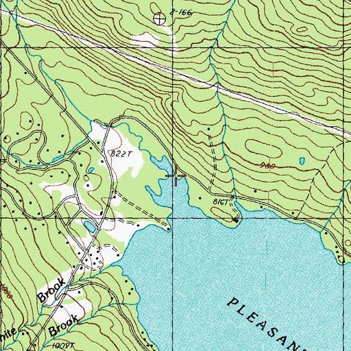 Topographic Map of Great Brook, NH