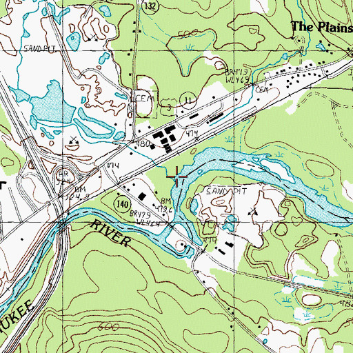 Topographic Map of Gulf Brook, NH