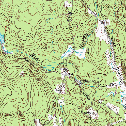 Topographic Map of Hardy Brook, NH