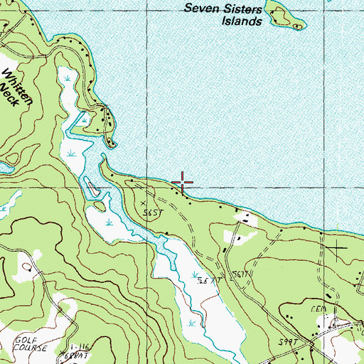 Topographic Map of Heath Brook, NH