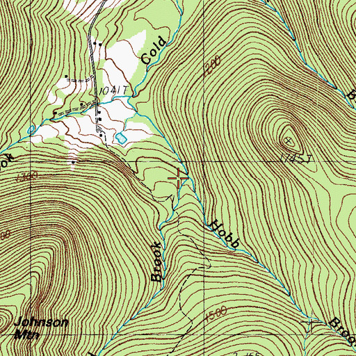 Topographic Map of Hobb Brook, NH