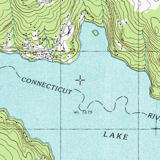 Topographic Map of Hollow Brook, NH