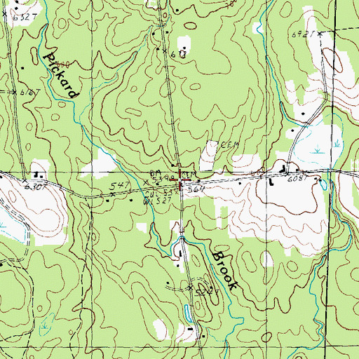 Topographic Map of Kezer Seminary, NH