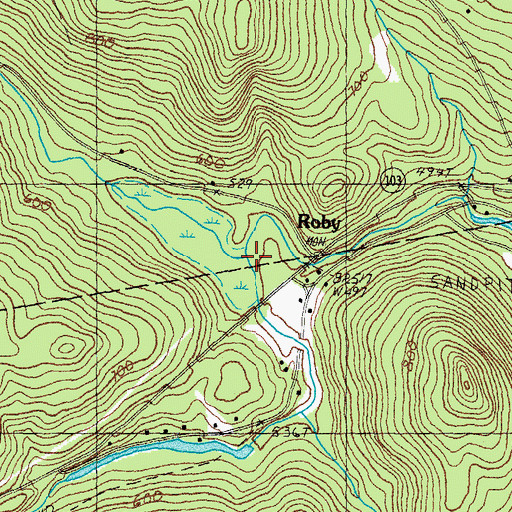 Topographic Map of Lane River, NH