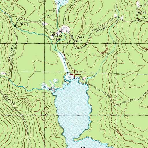 Topographic Map of Little Magalloway River, NH
