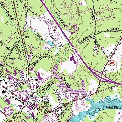 Topographic Map of Littlehole Creek, NH