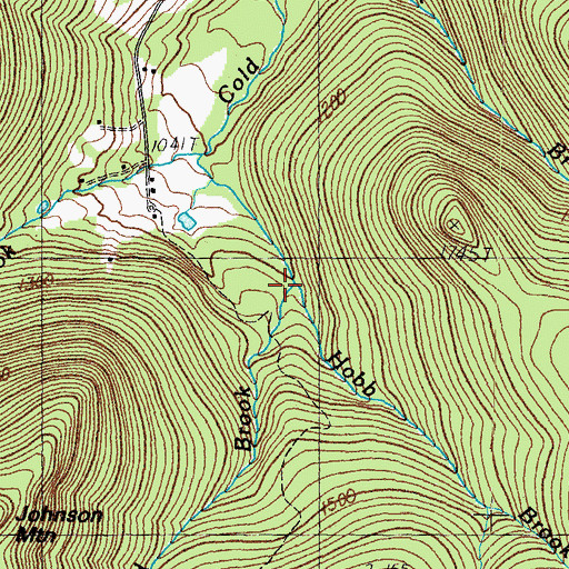 Topographic Map of Lord Brook, NH