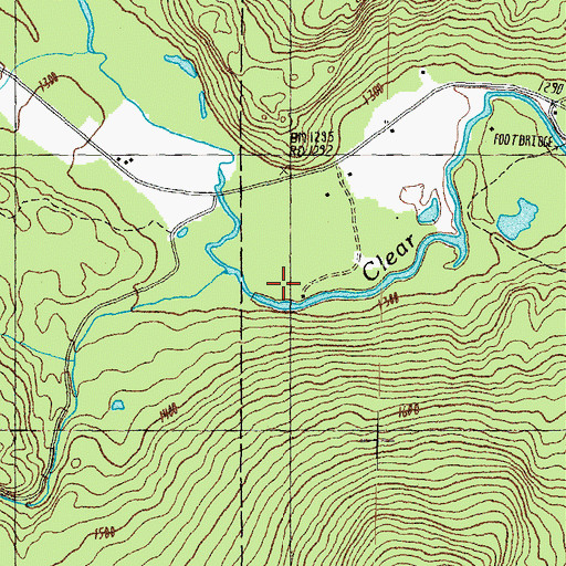 Topographic Map of Millsfield Pond Brook, NH
