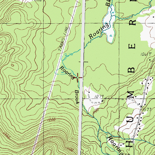 Topographic Map of Moore Brook, NH