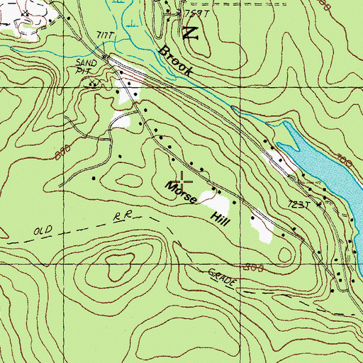 Topographic Map of Morse Hill, NH