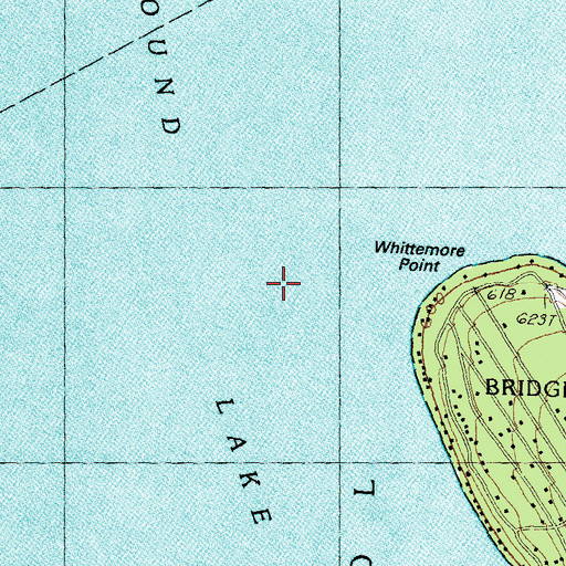 Topographic Map of Newfound Lake, NH