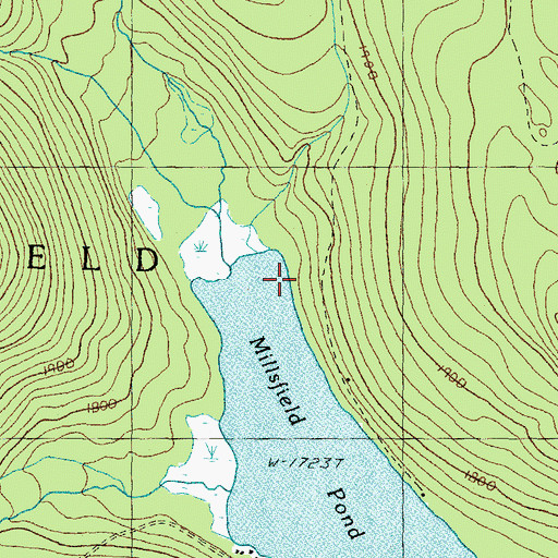 Topographic Map of North Inlet, NH
