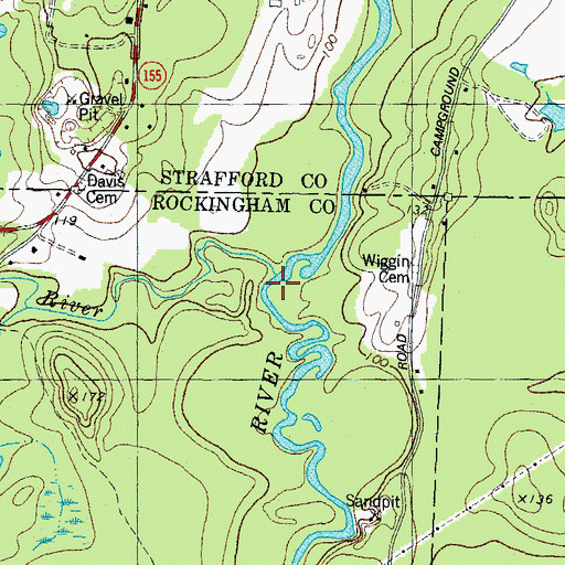 Topographic Map of North River, NH