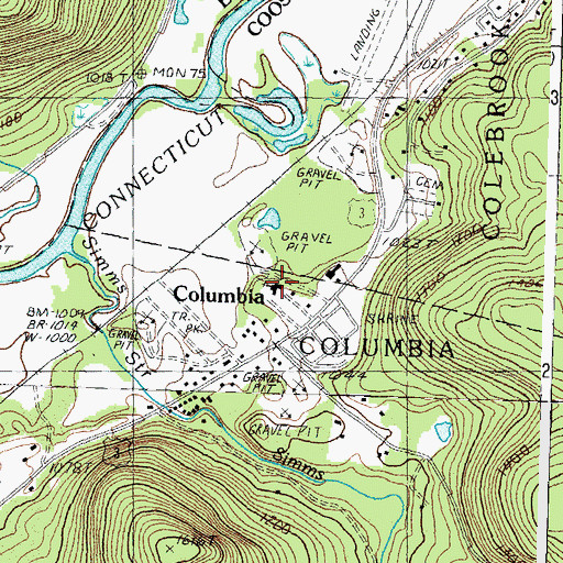 Topographic Map of Oblate Fathers Novitiate, NH
