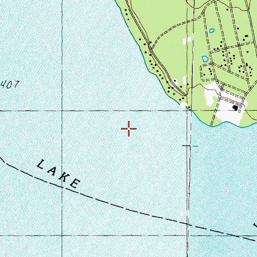 Topographic Map of Ossipee Lake, NH