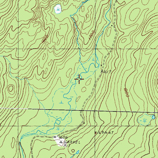 Topographic Map of Otter Brook, NH