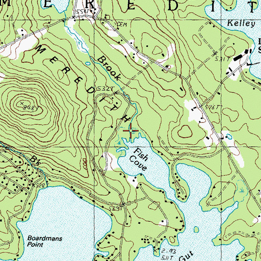 Topographic Map of Page Brook, NH