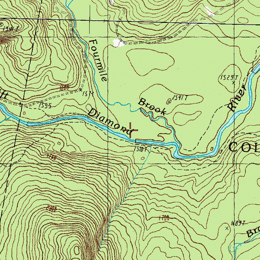 Topographic Map of Palmers Cabin, NH