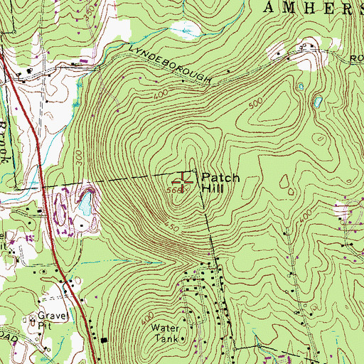 Topographic Map of Patch Hill, NH