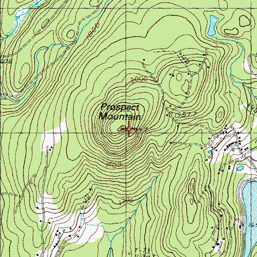 Topographic Map of Prospect Mountain, NH