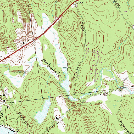 Topographic Map of Pulpit Brook, NH
