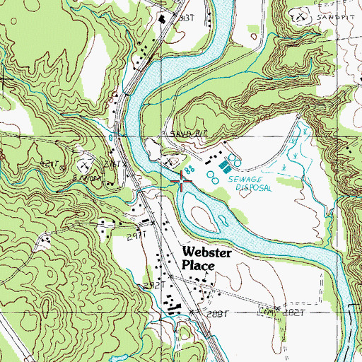 Topographic Map of Punch Brook, NH